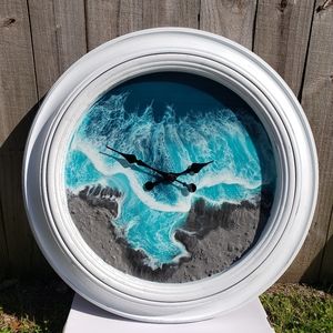 Farmhouse Style Ocean Clock